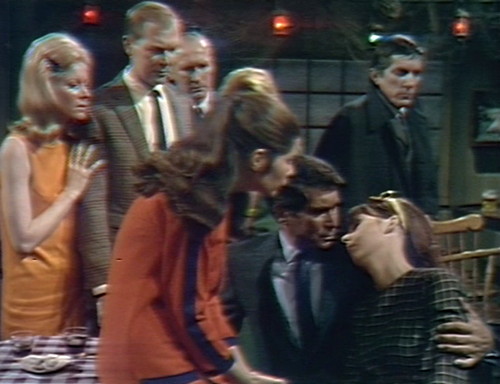 295 dark shadows orange dress