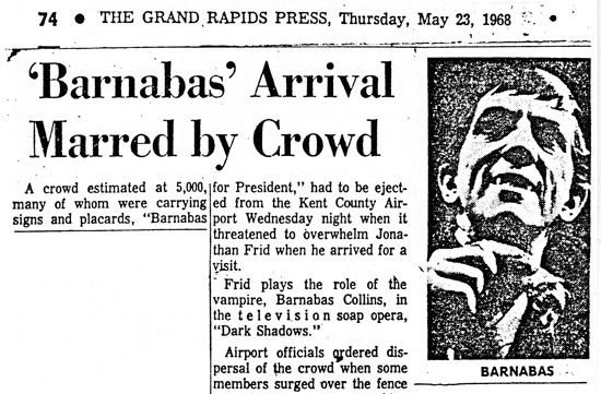 barnabas marred by crowd