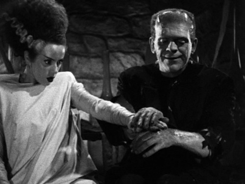 591 bride frankenstein petting