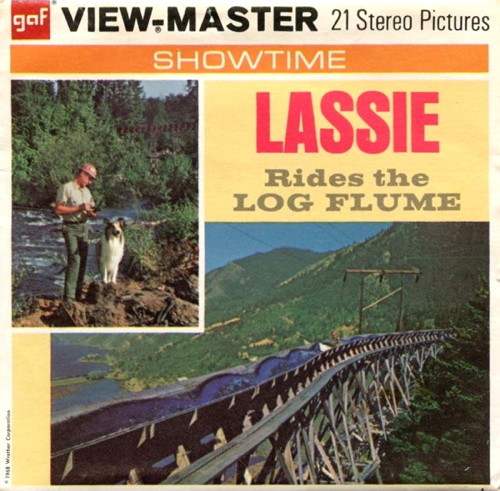 629 lassie rides the log flume