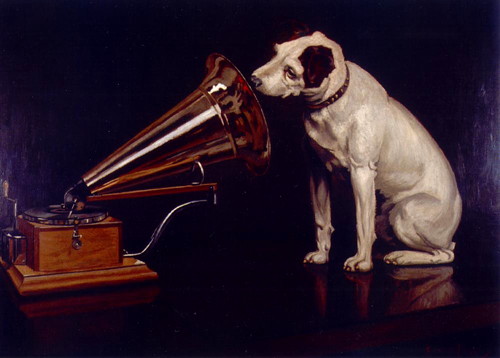 722 his master's voice