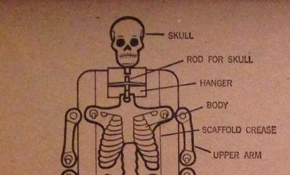810 dark shadows barnabas game skeleton