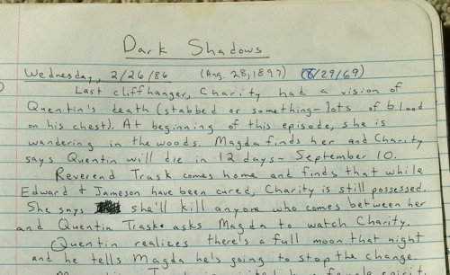 830 dark shadows notebook start