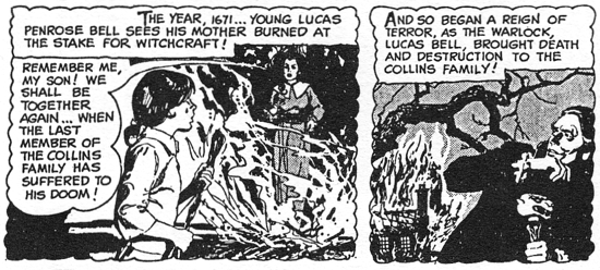 dark shadows comic strip 1 doom