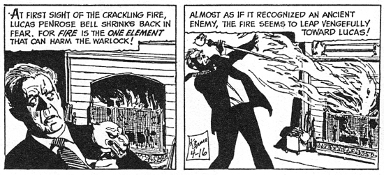 dark shadows comic strip 2 crackling