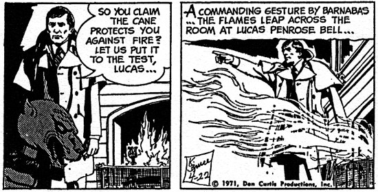 dark shadows comic strip 2 test