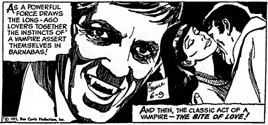 dark shadows comic strip 3 bite of love