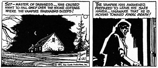 dark shadows comic strip 4 final death