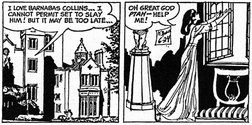 dark shadows comic strip 4 ptah again
