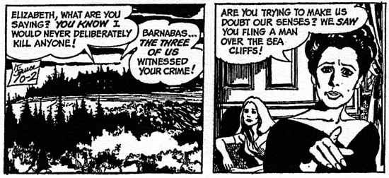 dark shadows comic strip 6 fling a man