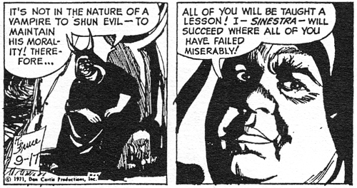 dark shadows comic strip 6 shun evil