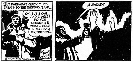 dark shadows comic strip 7 a bible