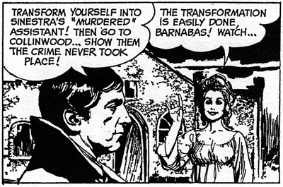 dark shadows comic strip 7 transform