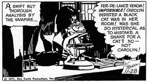 dark shadows comic strip 8 mistake