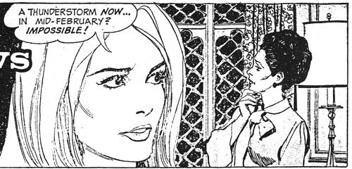 dark shadows comic strip 10 thunderstorm