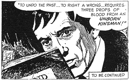 dark shadows comic strip 10 unborn kinsman