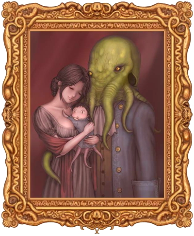 892 cthulhu family portrait